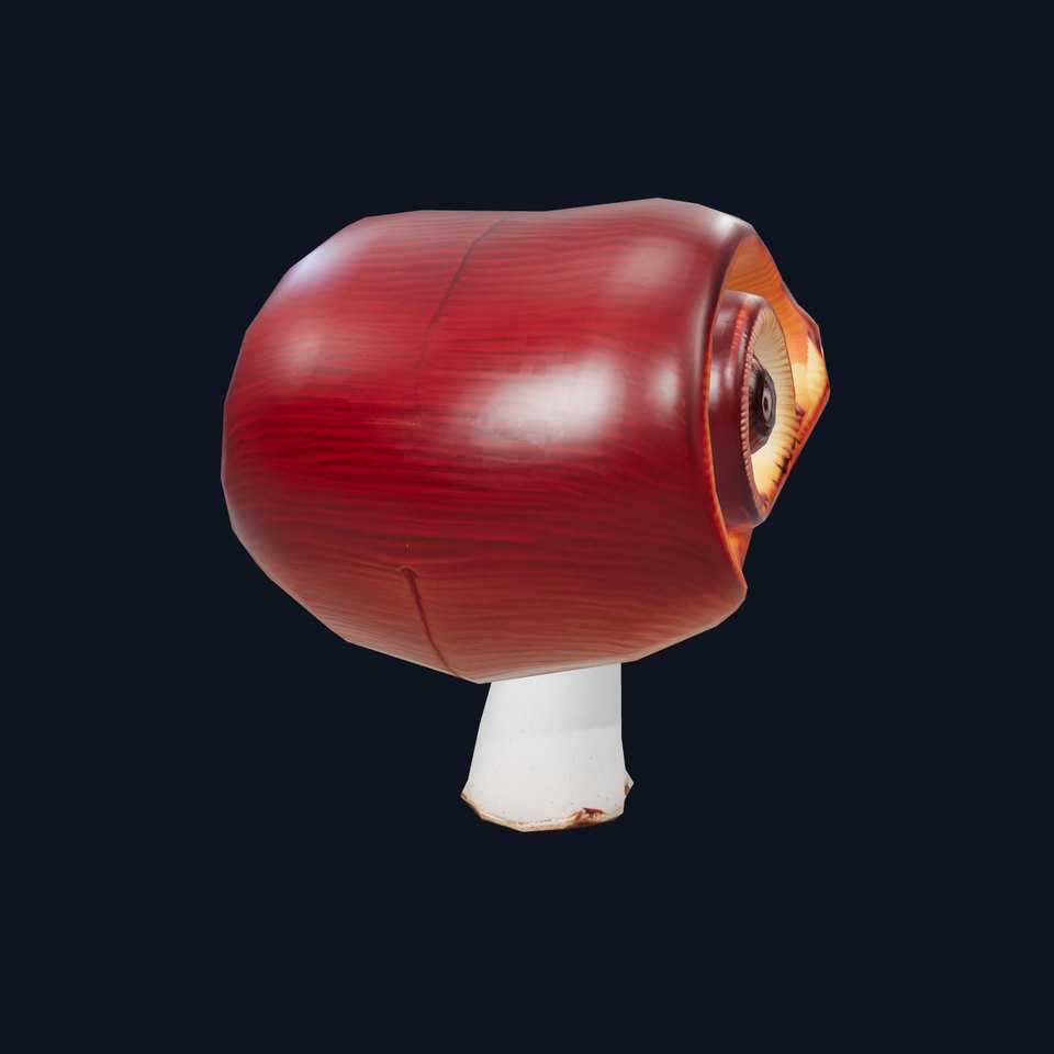 Curved Spiral Mushroom model pack